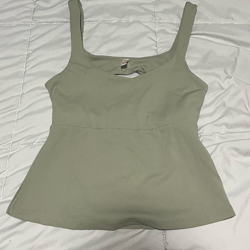 FP Movement by Free People Sage Green Tank Top